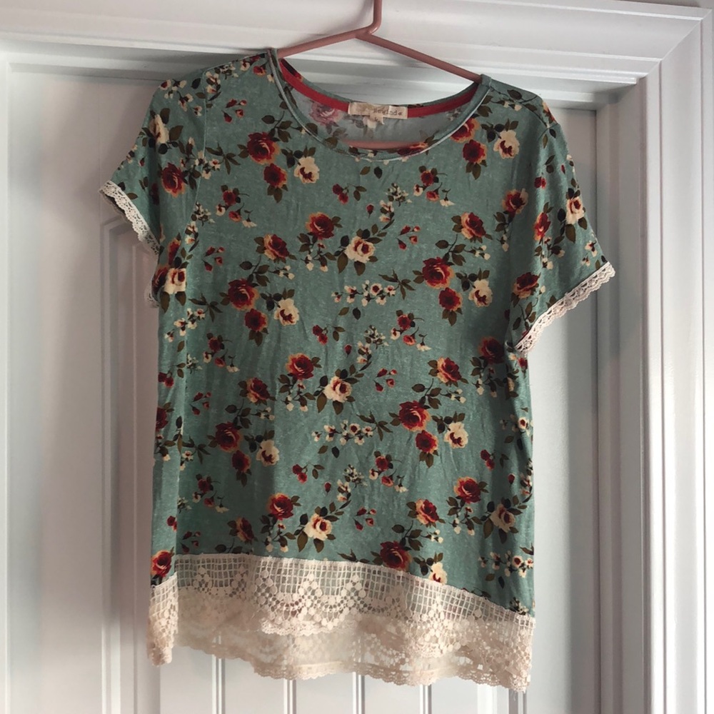 Junior, size large Floral top